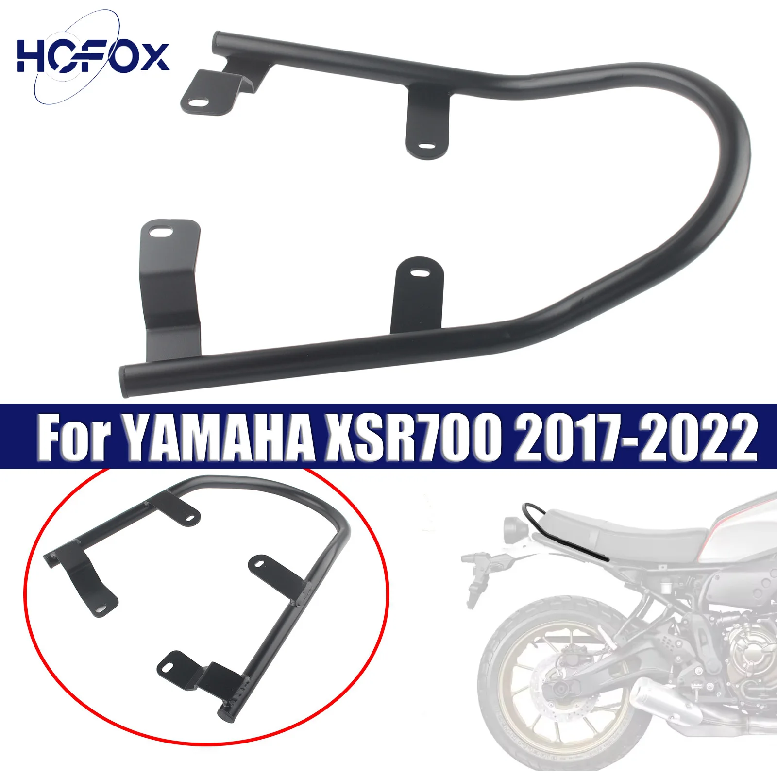 

Motorcycle Accessories Passenger Rear Seat Grab Bar Handles Seat Hand Armrest Handle Rail luggage For YAMAHA XSR700 2017-2022