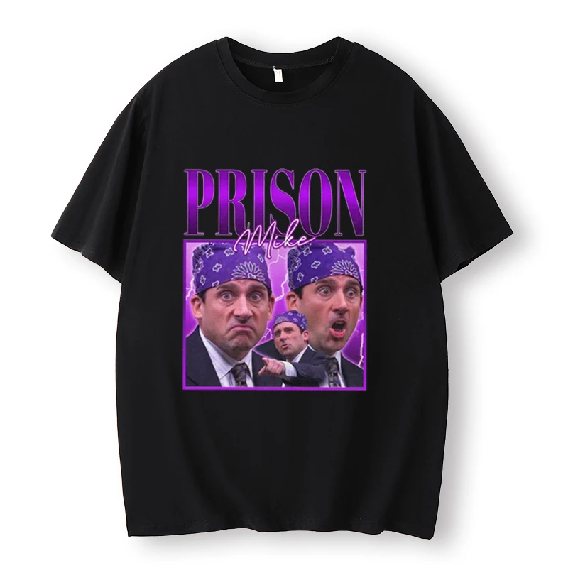 Michael Scott Prison Mike Oversized T-Shirt,The Office Shirt,Comedy,Prison Mike Vintage T-Shirt,Gifts for Her, Streetwear,Unisex