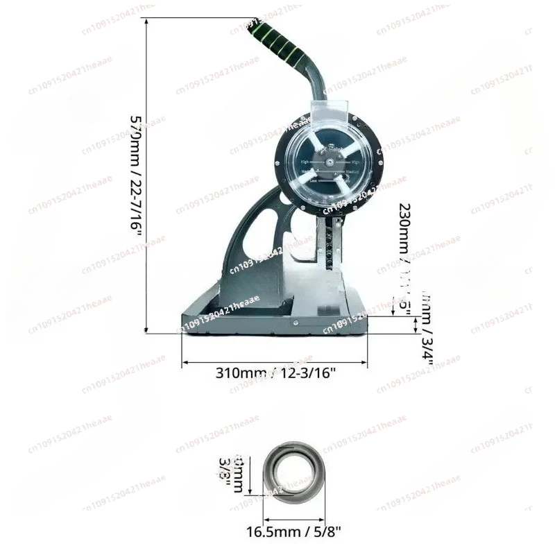 Perforatrice Semi-Automatica per Occhielli, Adatta per Tende e Teloni Pubblicitari