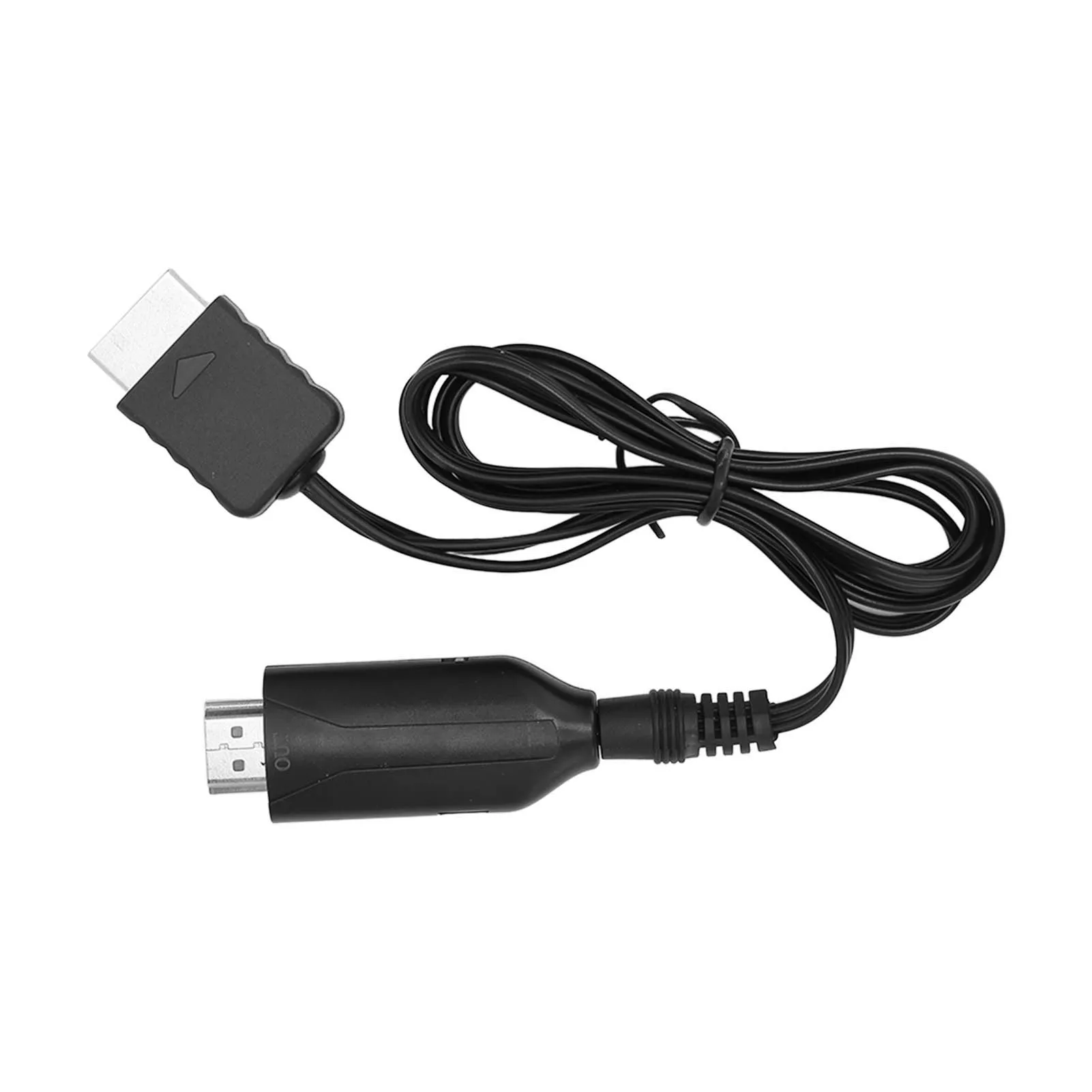 For PS1 For PS2 to HD Multimedia Interface Cable Plug and Play Game Console Video Converter Cord Lightweight Portable 100cm