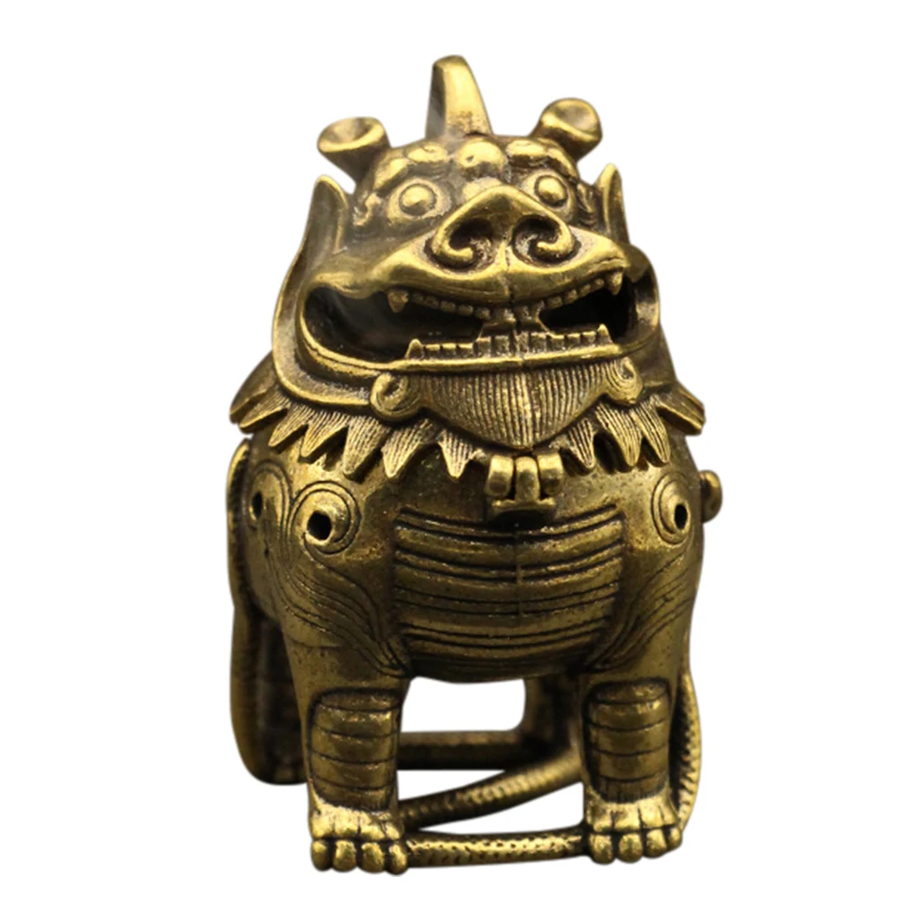 

Chinese Auspicious Animal Incense Burner Vintage Decorative Art For Home Office Meditation Desktop Decor Incense Holder