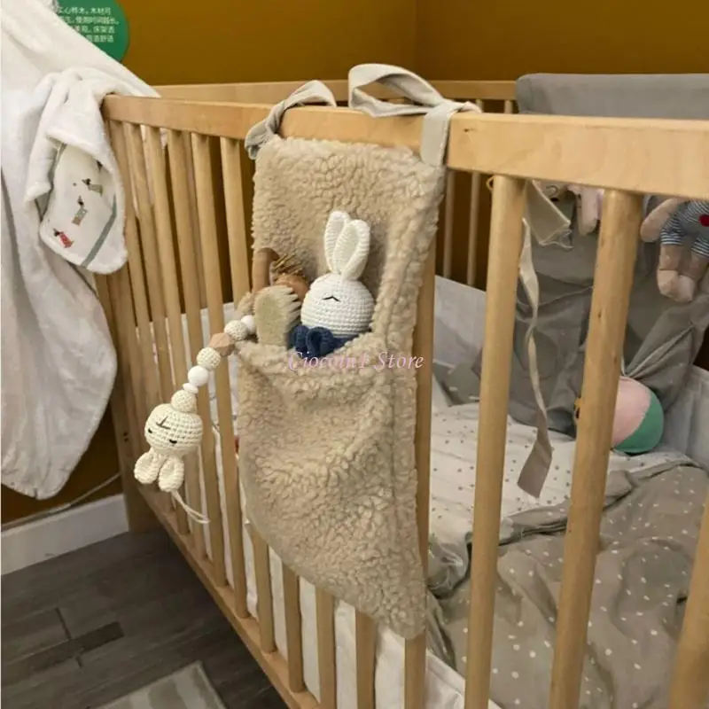 

Y1UB Space saving Storage Bag for Nursery Convenient Organizers for Baby Crib Durable