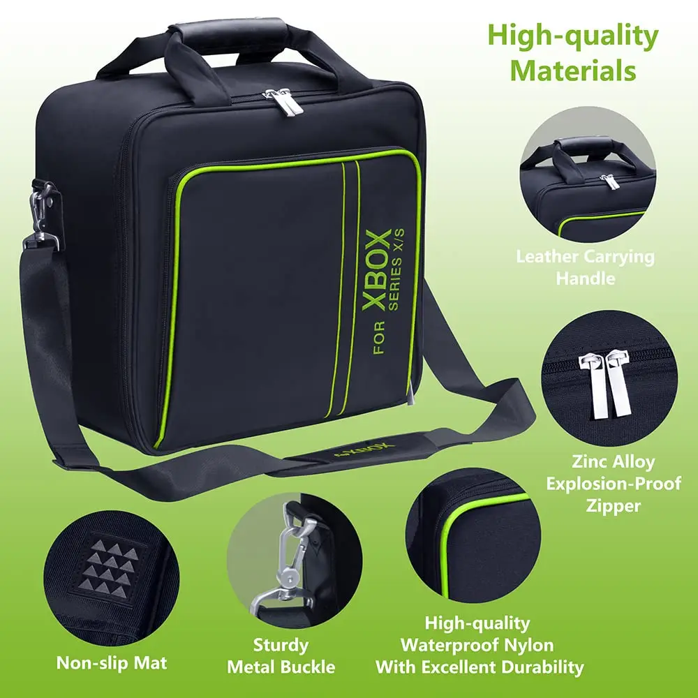 Carrying Case for XBOX ,Compatible with XBOX SERIES X/S, Travel Storage Bag for XBOX Controllers and Accessories