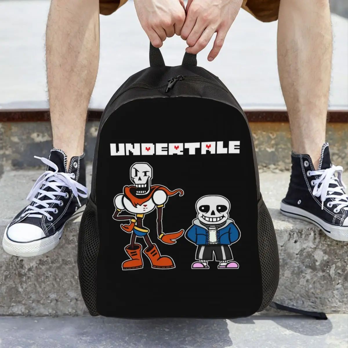 Undertale Gamer Gaming Backpack Daypack Large Capacity Kids BookBag School Bag Shoulder Bags for Men Women