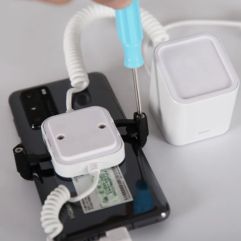 Suporte de alarme de carregamento mesa anti-roubo, Carregamento mesa, Aplicável ao telefone móvel