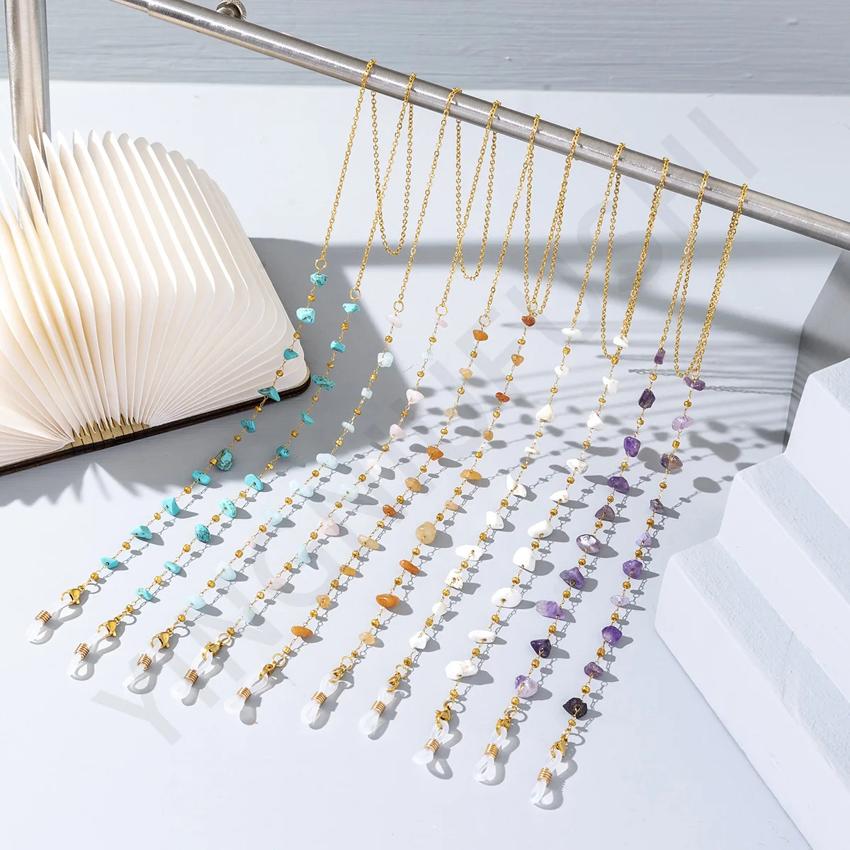 

Fashion Simple Stone Glasses Chain Women's Anti-loss Rope Eyewear Accessories Sunglasses Strap Cord