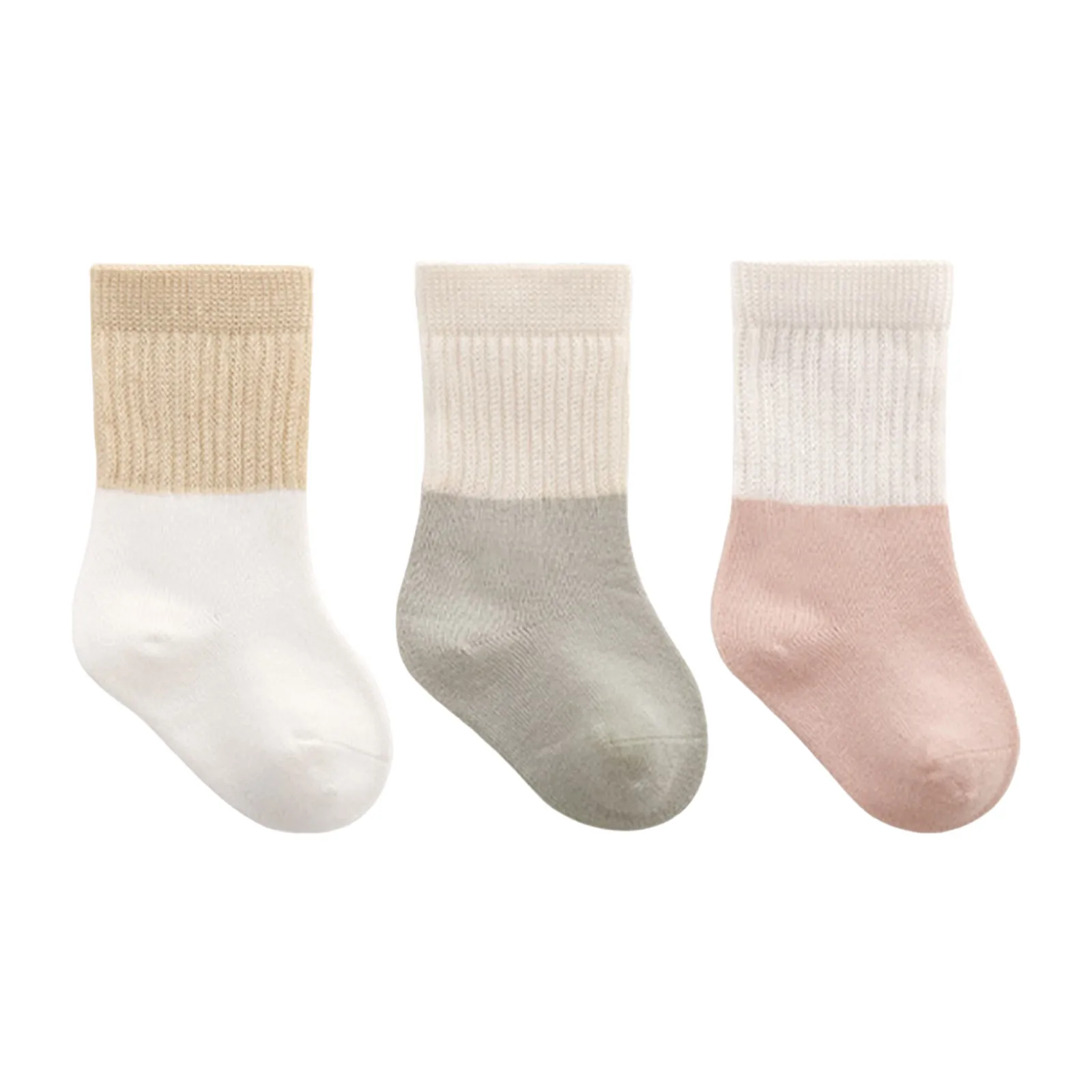 

Infant Boys Girls Socks Breathable Patchwork Color Mesh Socks High Ankle Socks Kids Baby Girls Low Spring And Autumn Cute Socks