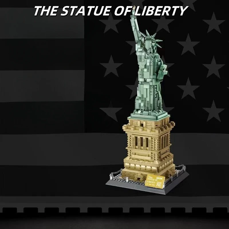 1577PCS The Statue of Liberty Architecture Building Blocks Set Model Gift for Kids and Adults Compatible Christmas Gifts