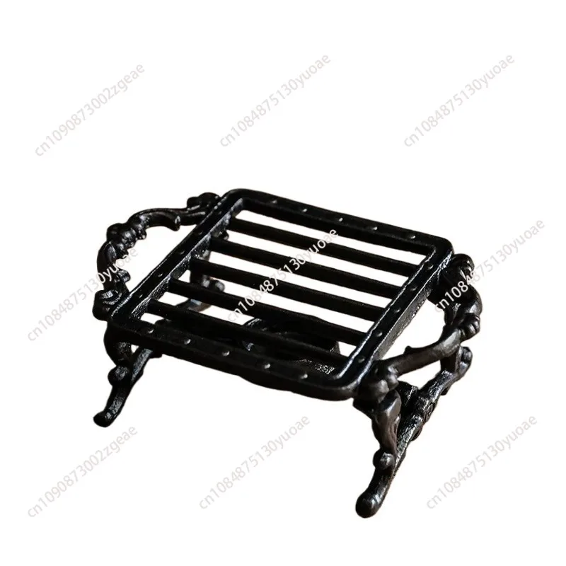 Decorative Stable Small Cast Iron Teapot Dish Warmer Tealight