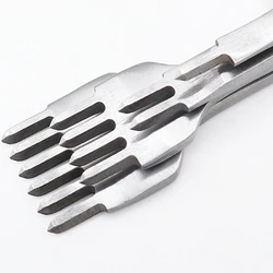 3/4mm Spacing Leather Hole Punches Hole Punching Nail DIY Hand Perforated Round Stitching Cut Leather Punch Tools Hole Set