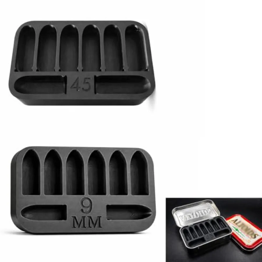 

Mint Tin Organizer Insert Compatible with Altoids 1.76oz Mint Tins, EDC Pocket Storage Tray with Precision Slots, Compact Organ