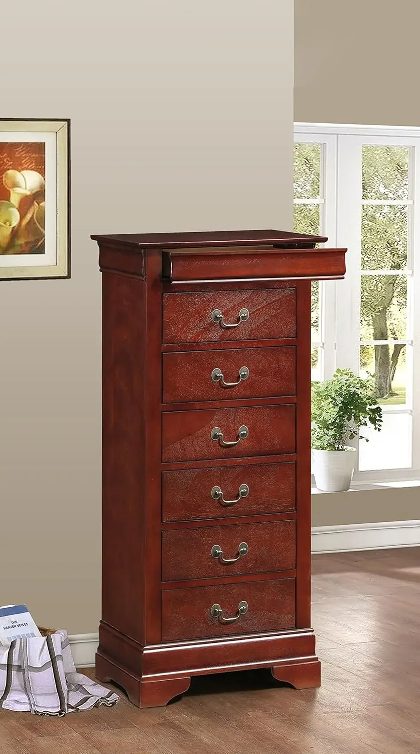 Cherry Wood Nightstands with Dovetailed Drawers Fully Assembled Hidden Drawer Freestanding for Bedroom Living Room