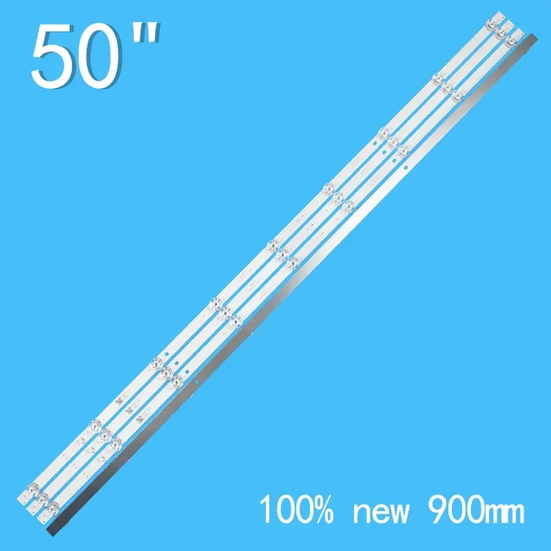 Strip lampu latar LED 4PCS, untuk Sharp 50 inci TV K50WDF A3 4t-c50dl7ur 4708-K50WDF-A3113N01 4708-K50WDF-A3113N01