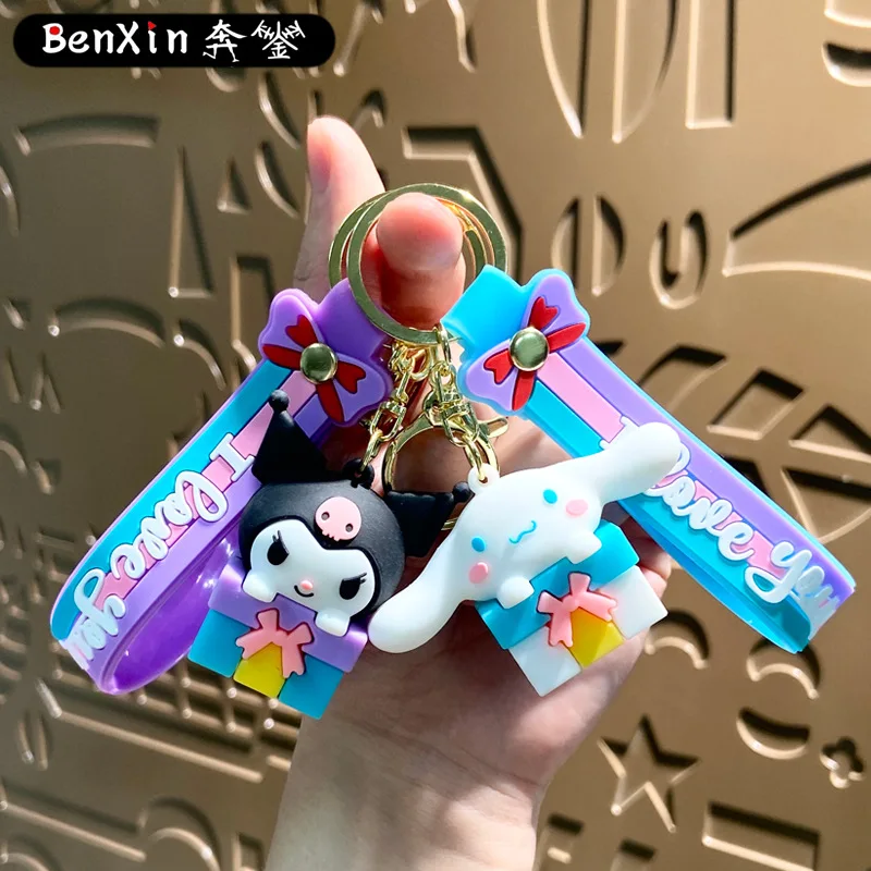 

Miniso Креативный брелок в подарочной упаковке, подвеска для сумки, милый брелок для ключей от машины
