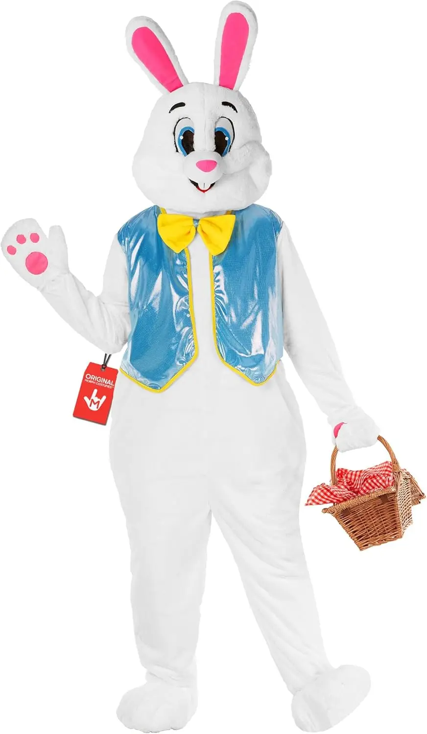 

Deluxe Easter Bunny Costume for Adults with Waistcoat, Rabbit Suit, Adult Easter Outfit