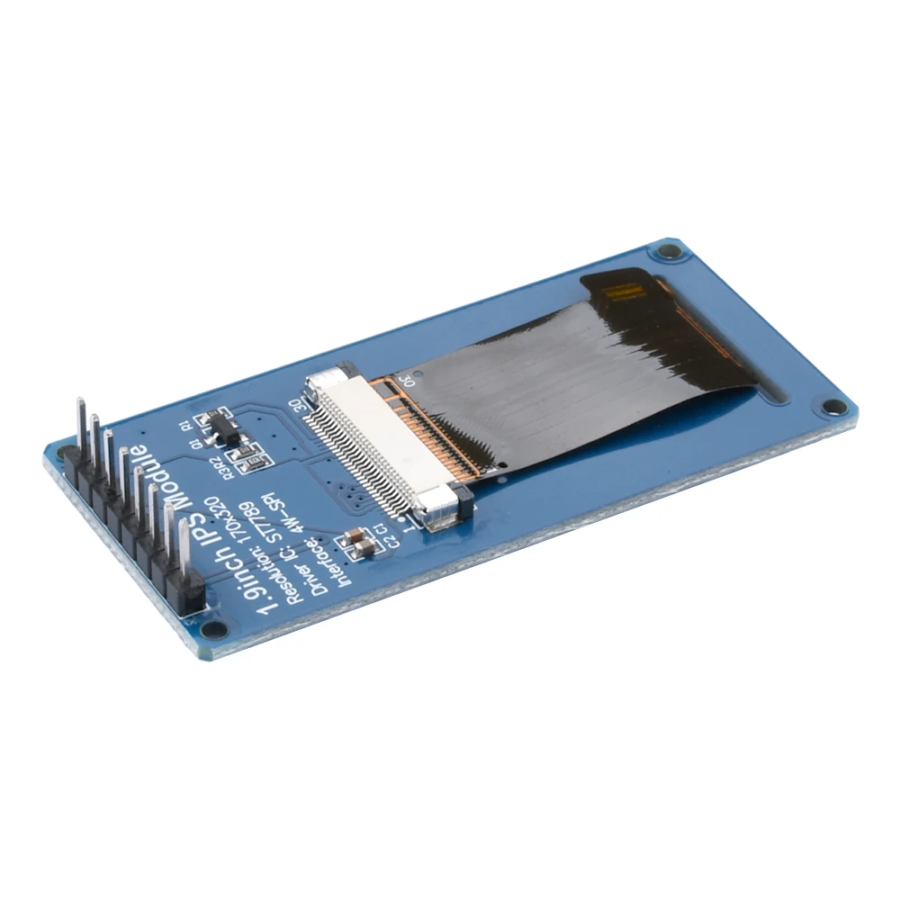 IPS Full Angle TFT Display Screen, LCD Color Display Module, SPI Serial Port, Alta Definição, 170x320, ST7789 IC, 1,9"