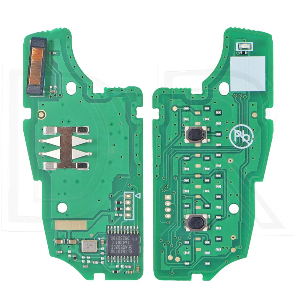 Great Modified ID46 PCF7946 Chip 433MHz Car Remote Control Key For Renault Logan Master Twingo Clio Kangoo Modus Traffic Dacia