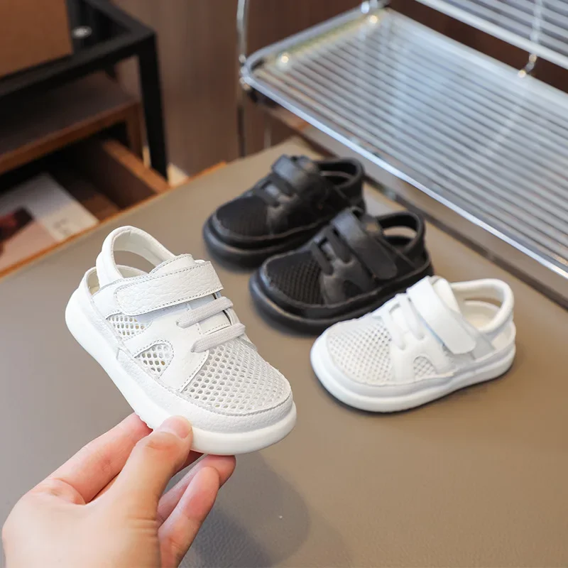 Baby Boys Girls Sandals Children Summer Shoes Toddler Infant Lightweight Walking Shoes Soft Sole Non-slip Kids Beach Sandals