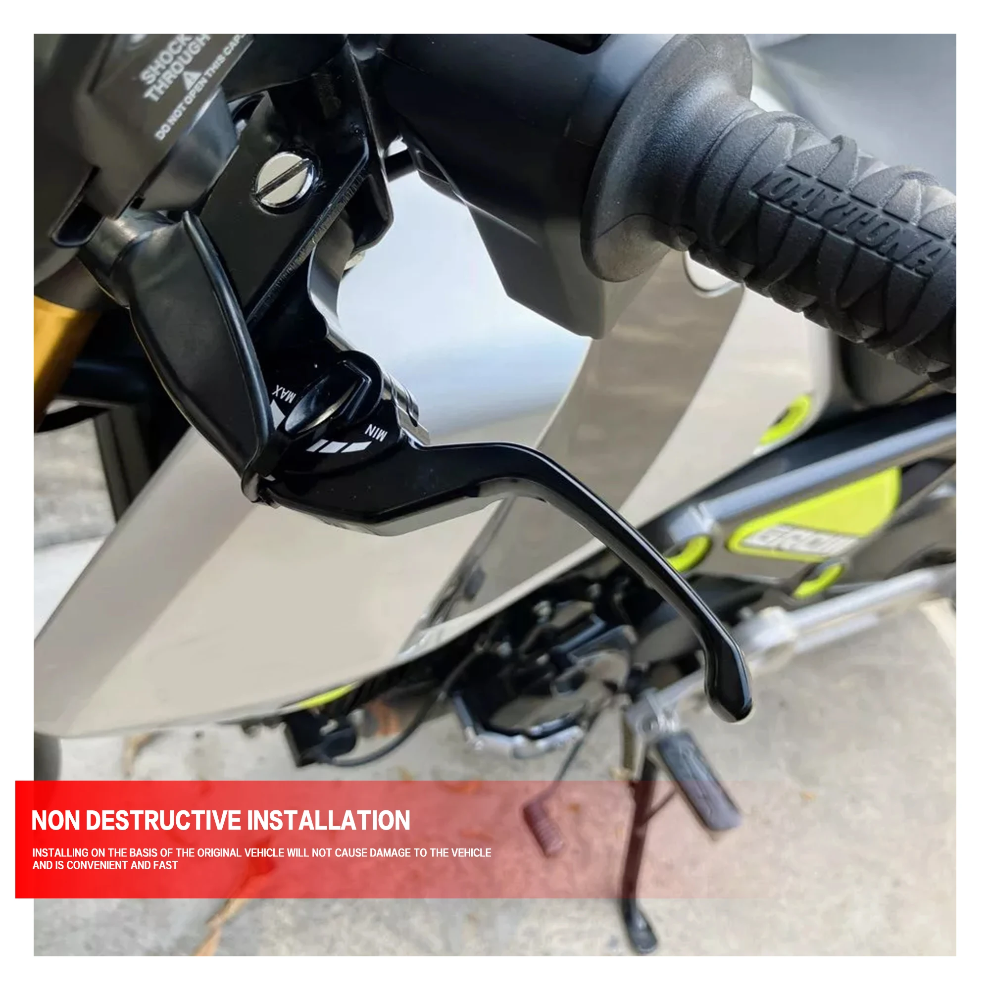 CNC Aluminum Short Handle Brakes Clutch Levers For KOVE 800X Pro Super Adventure ADV 800 X Two Finger Handle Brake Lever