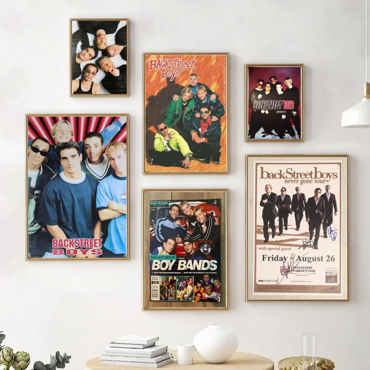 backstreet Poster Decorative Painting Canvas Poster Wall Art Living Room Posters Bedroom Painting