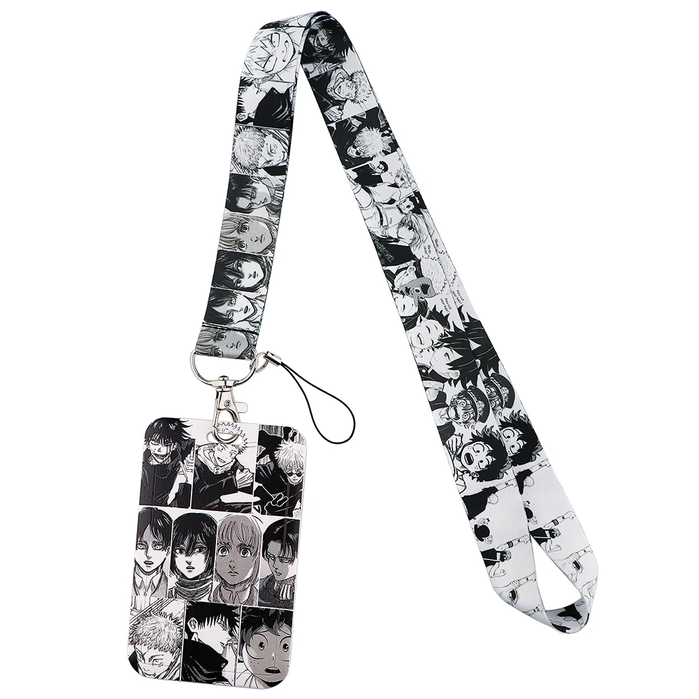 Ransitute R2643 smycz Anime etui na dowód brelok do kluczyków samochodowych identyfikator karta siłownia telefon odznaka dziecięcy klucz uchwyt pierścieniowy biżuteria — zdjęcie produktu 6