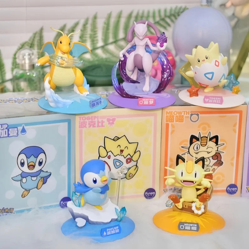 

Коллекционная мини-фигурка Funism Pokemon: Пикачу, Генгар – Аниме-игрушка, декор для рабочего стола, милая статуэтка, подарок для детей и фанатов аниме Pokemon