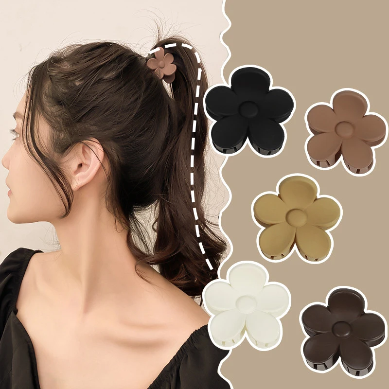 

High Ponytail Claw Clip Fixed Artifact Anti-Collapse Hair Clip Back Head Hair Card Bangs Clip Headdress Black Small Clip