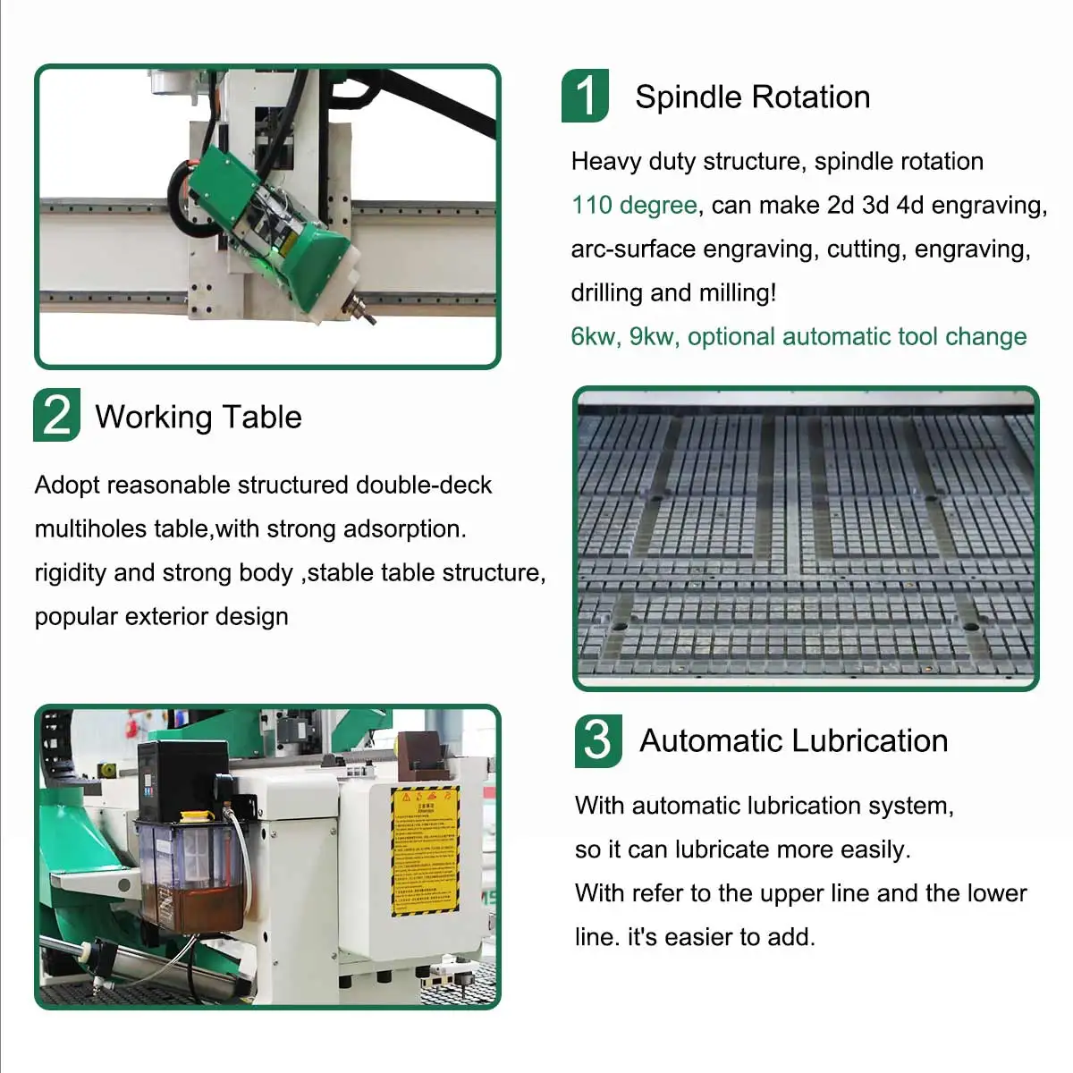 15% Discount 4 Axis 5 Axis Woodworking Cnc Engraving Machinery Cnc Router Machine