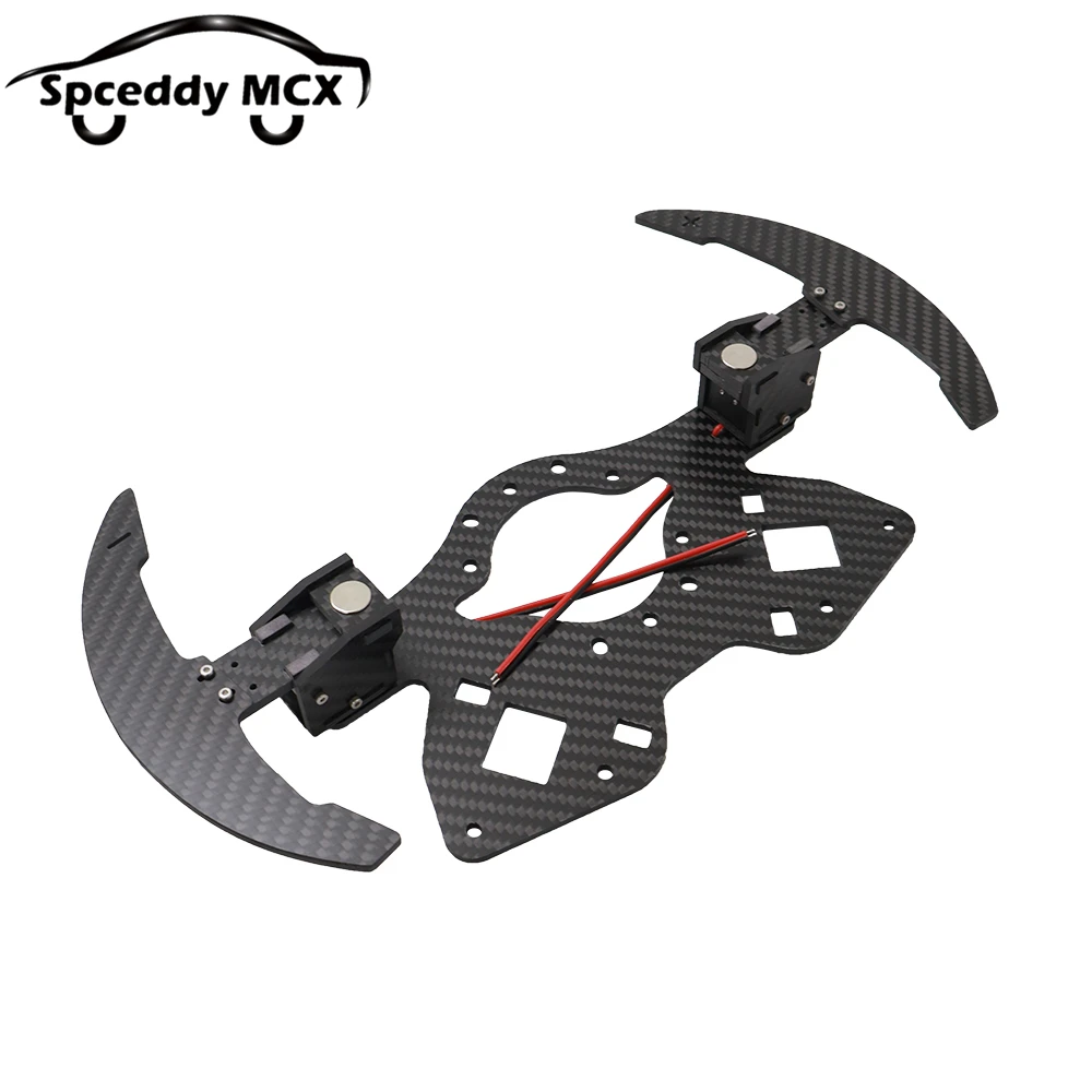 Spceddy MCX Racing Steering Wheel Mangnetic Shift Paddle Extension Carbon Fiber Bracket For Buick Regal EG7 2019
