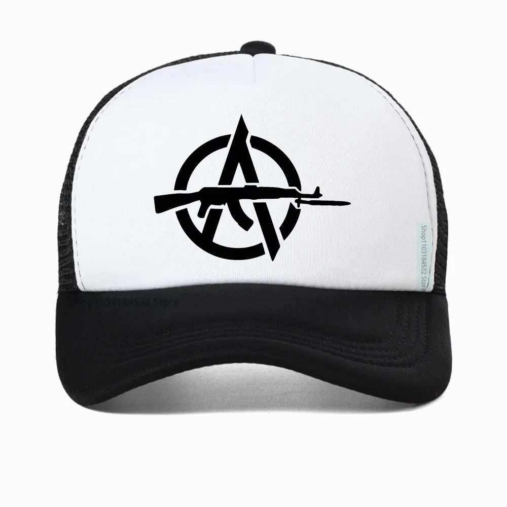 

Anarchy hat Activism Class War anarchism Corporate Slave Human Liberation Animal Front Earth print cap unisex mesh trucker hats