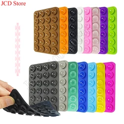 Square Silicone Mobile Phone Fixing Suction Cup Car Mounted Bracket Phone Case Universal Anti Slip Suction Cup