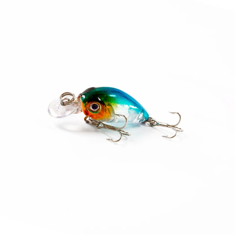 Thritop Crankbait Cute Fishing Lure High Quality Hook 45mm 4g with 9 Different Colors for Options TP005 Hard Artificial Bait