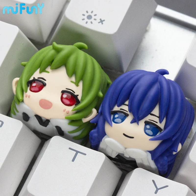 

Mifuny Mushoku Tensei Keycaps Resin Cute Artisan KeyCap Cross Axis Anime Key Caps for Mechanical Keyboard Original Retro Key Cap