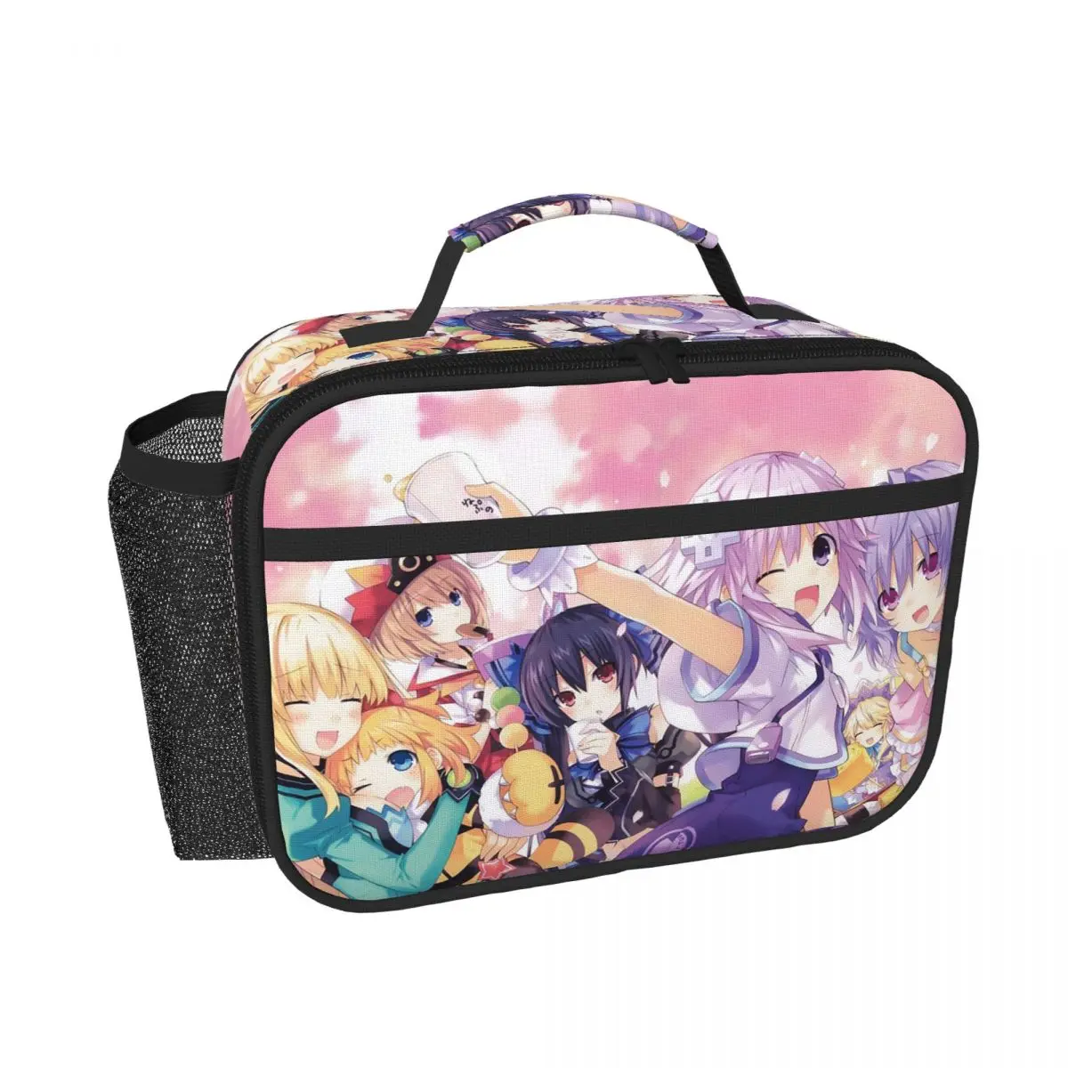 

Hyperdimension Neptunia Anime 9 Insulated Lunch Bag for Women Kids Leakproof Food Boxes Thermal Lunch Box Tote