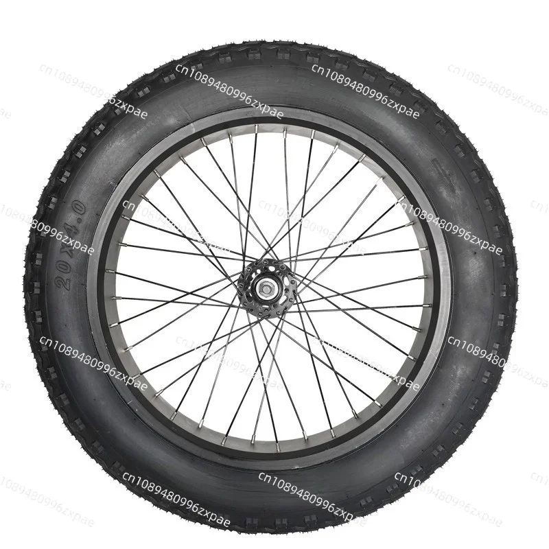20x4.0 electric bicycle tire double spring airless tyre mountain bike off road shock absorbing comfortable replacement tire