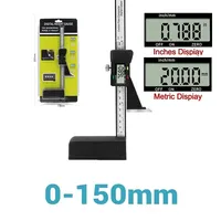 0-150mm Digital LCD Caliper Vernier Ruler 0.1 Accuracy Micrometer Height Gauge Electronic Physical Measuring Instruments