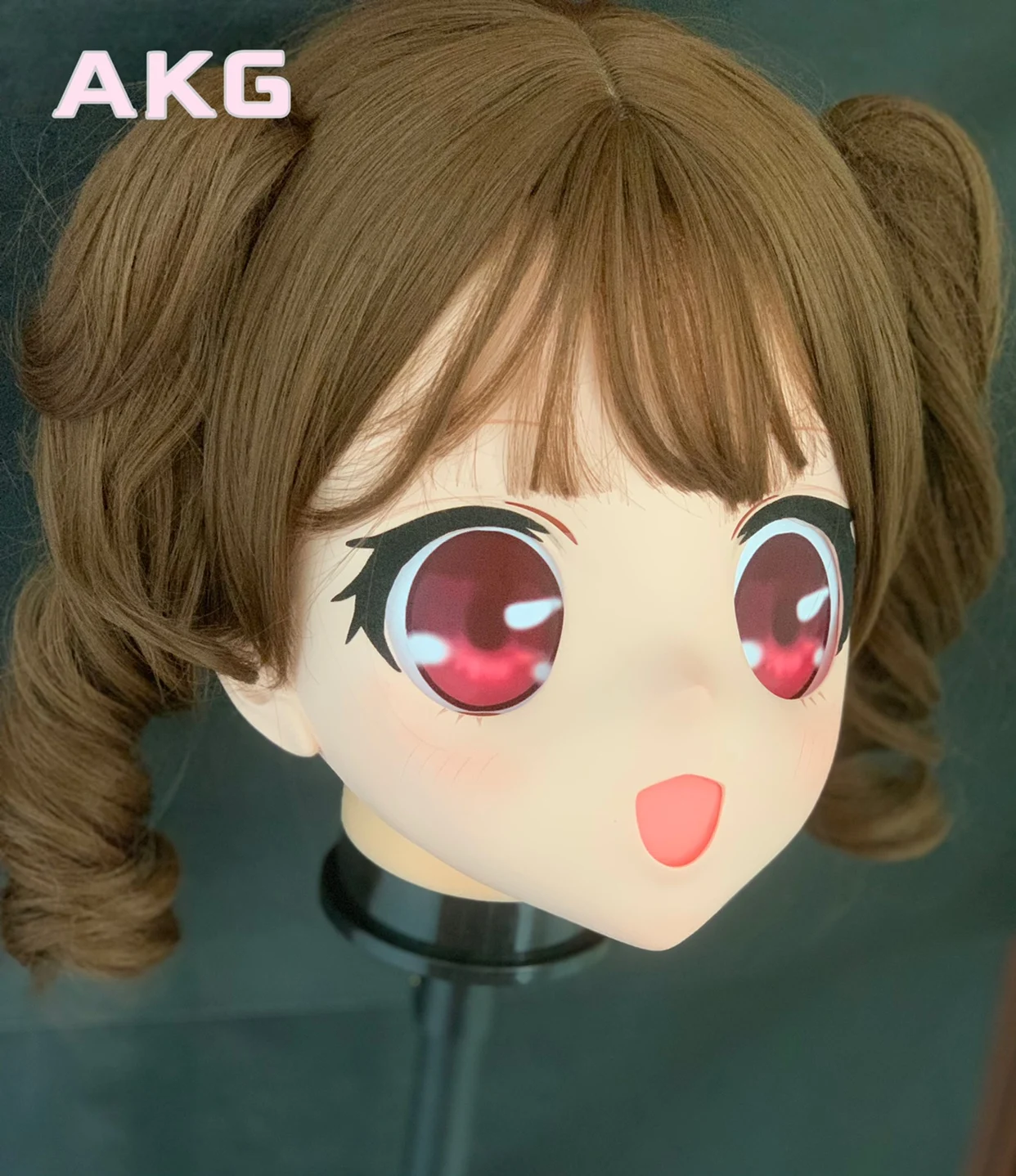 Dostosuj postać Kobieta/dziewczyna Żywica Kig Pełna głowa z zamkiem Anime Cosplay Japońskie anime Kigurumi Maska