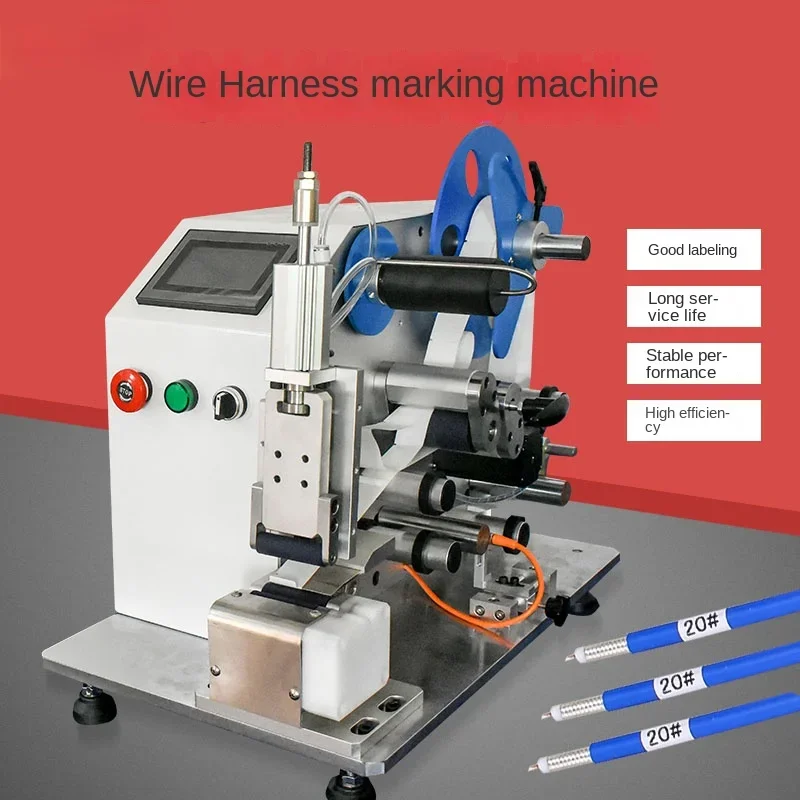 Semi automatic labeling machine, trachea automatic labeling machine, desktop wire winding labeling machine, earphone wire USB