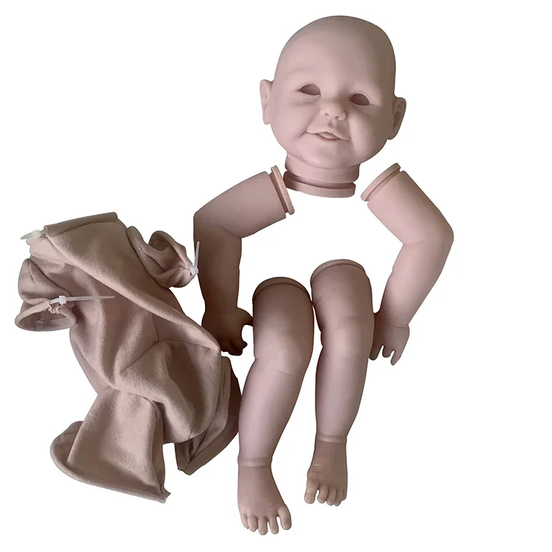 20inch Reborn Smile Baby Abigail Doll Kit Reborn Unfinished Fresh Color Doll Parts with Body and Eyes