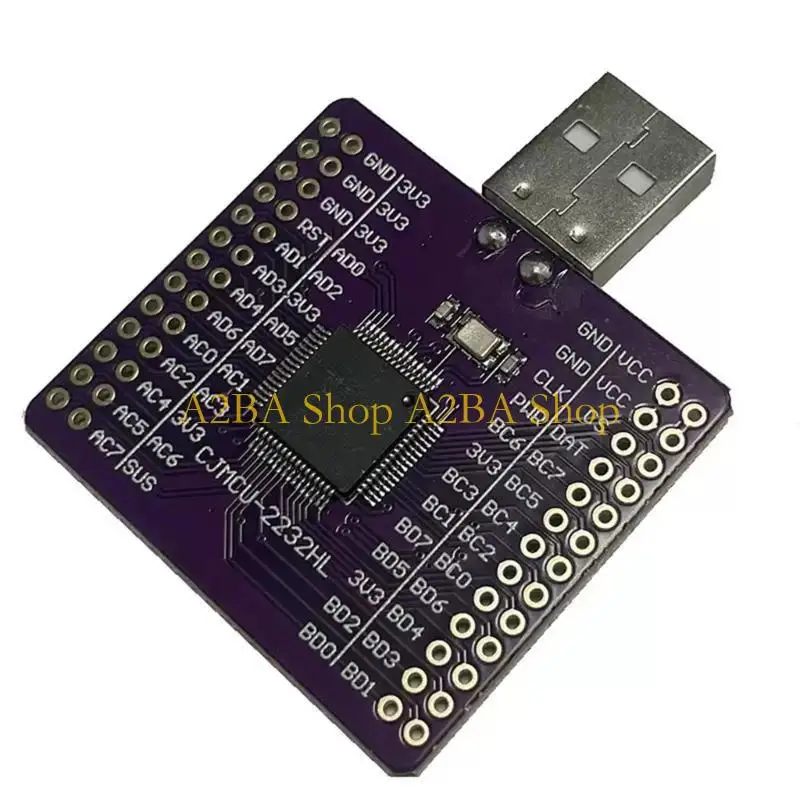 

A2BA MCU-2232 FT2232HL USB to UART/FIFO/SPI/I2C/RS232 Support For Development Integration Accessories
