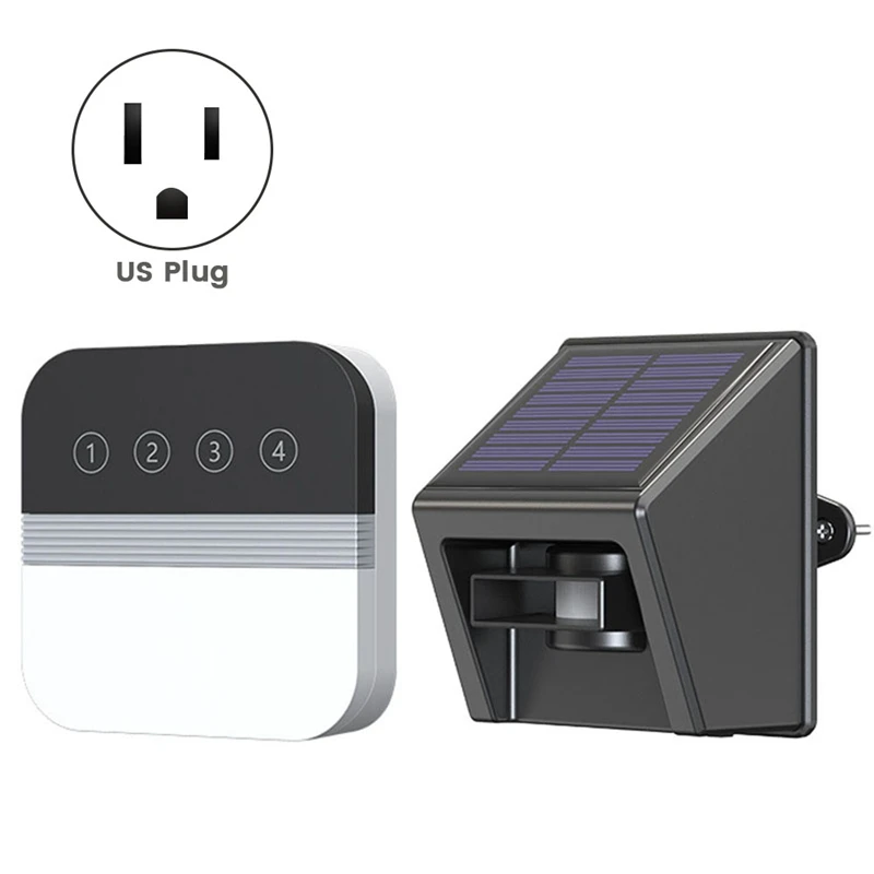 ข้อเสนอยอดนิยม Solar Driveway Alarm การตรวจจับอินฟราเรดออดไร้สาย 4 ทิศทางการเหนี่ยวนําพื้นที่แสดงออด