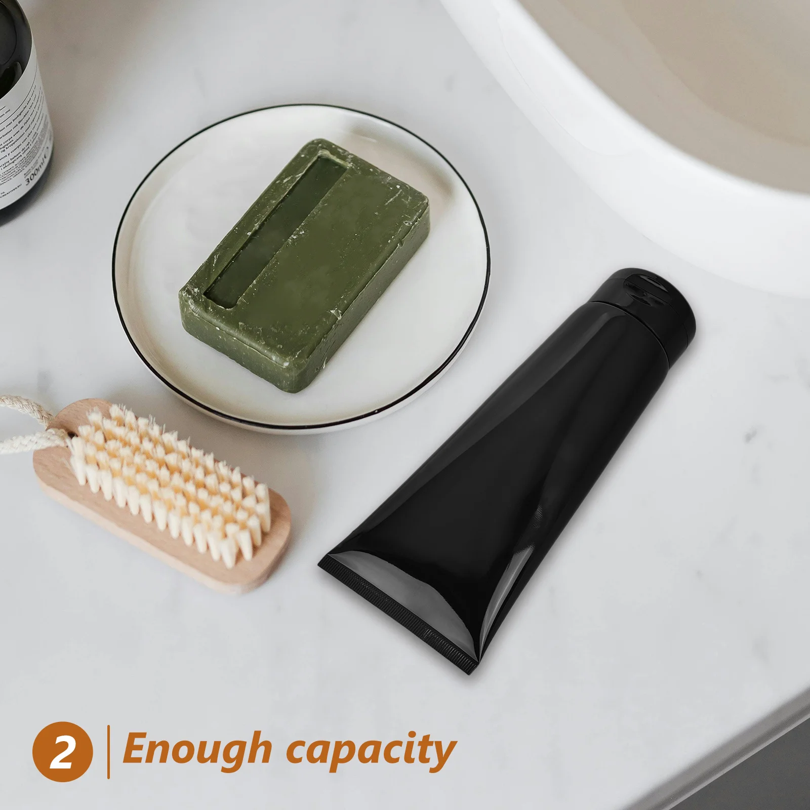 

Refillable Plastic Tubes Multi-Functional Travel Lotion Shampoo Body Conditioner Bottles Durable Leak-Proof Squeeze