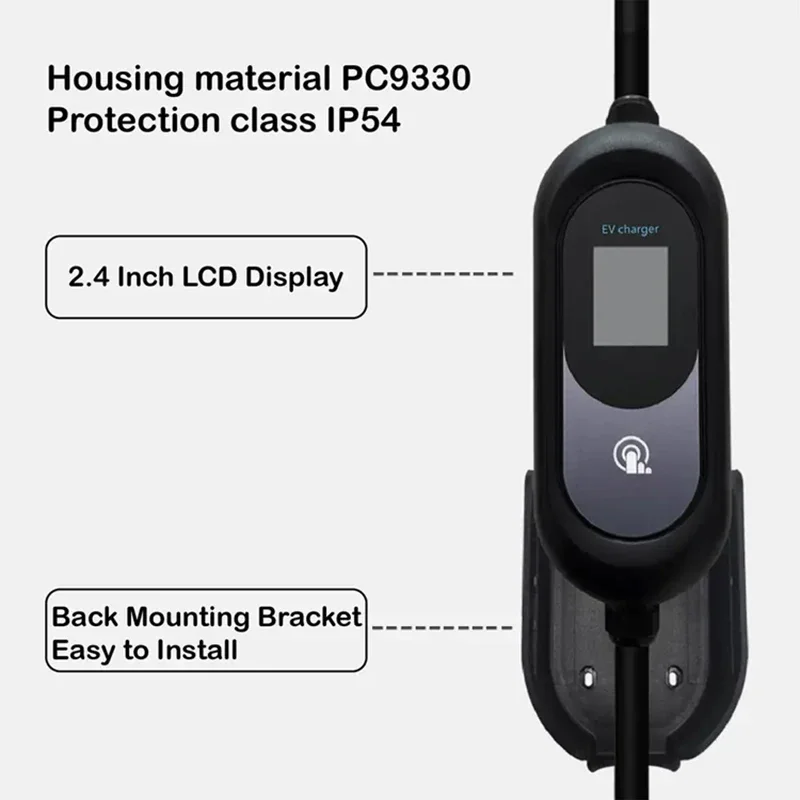 Ip67 32A 7Kw Type 2 Ac Electric Vehicle Charger Mobile Portable Ev Charger Electric Vehicle Charging Station