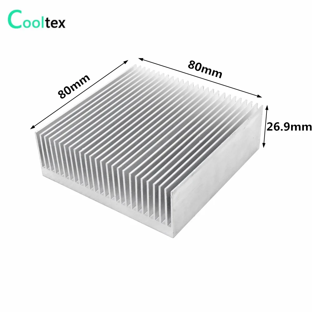 Aluminium-Kühlkörper, Heizkörper, Kühlkörper für LED-Elektronik-Chip-Kühlung und Wärmeableitung – Detail 6