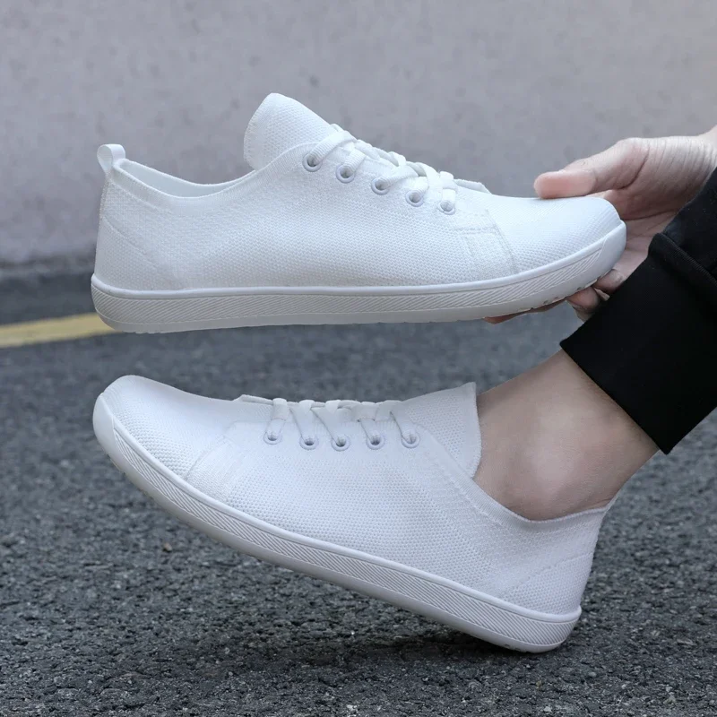 Chaussures minimalistes unisexes larges pour hommes et femmes, idéales pour la course en sentier et la marche en extérieur. Légères et respirantes._voghion.com
