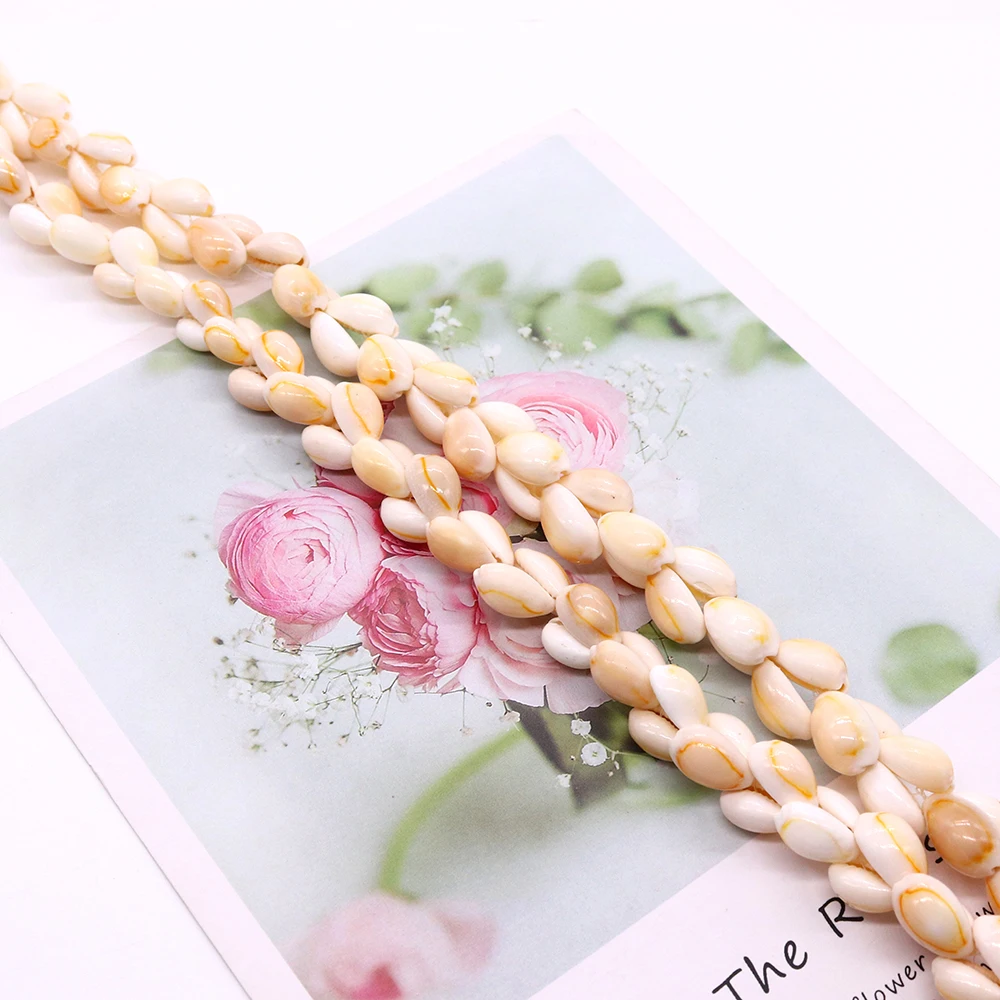 14mm Natural Shell Small Conch Loose Beads Creative Beach Shell Mother of Pearl DIY Jewelry Making Necklace Handmade Accessories