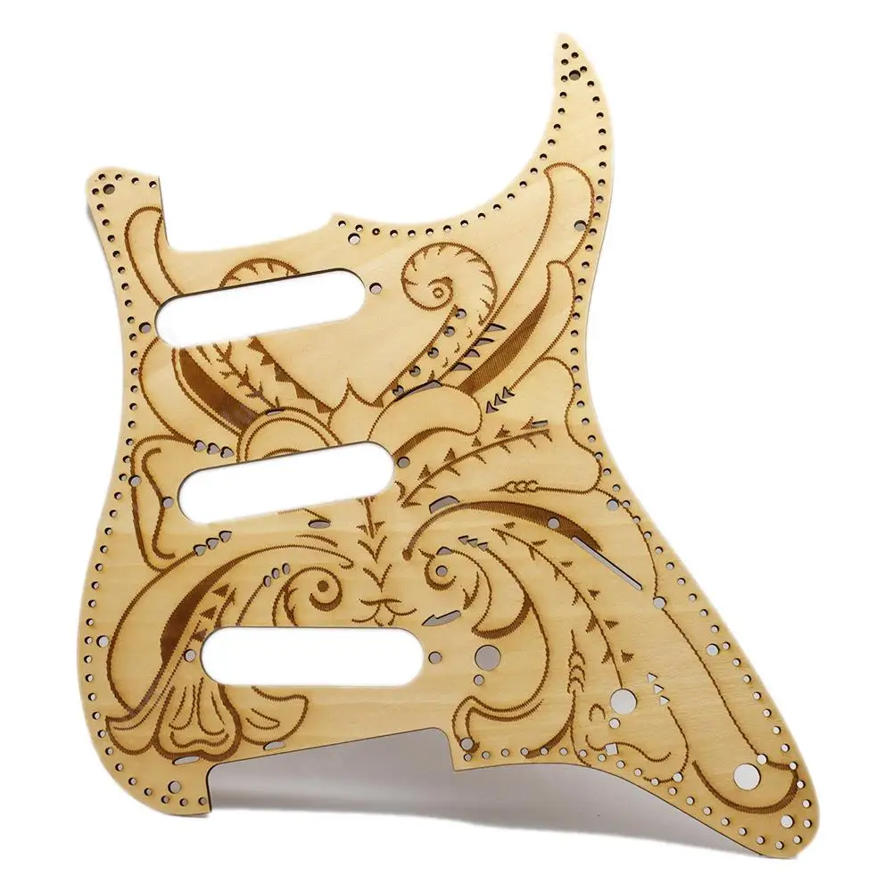 11 Holes ST Electric Guitar Pickguard SSH/HH/HSH Guitar Scratch Plate Pickguard Anti-Scratch Plate for FD Electric Guitar