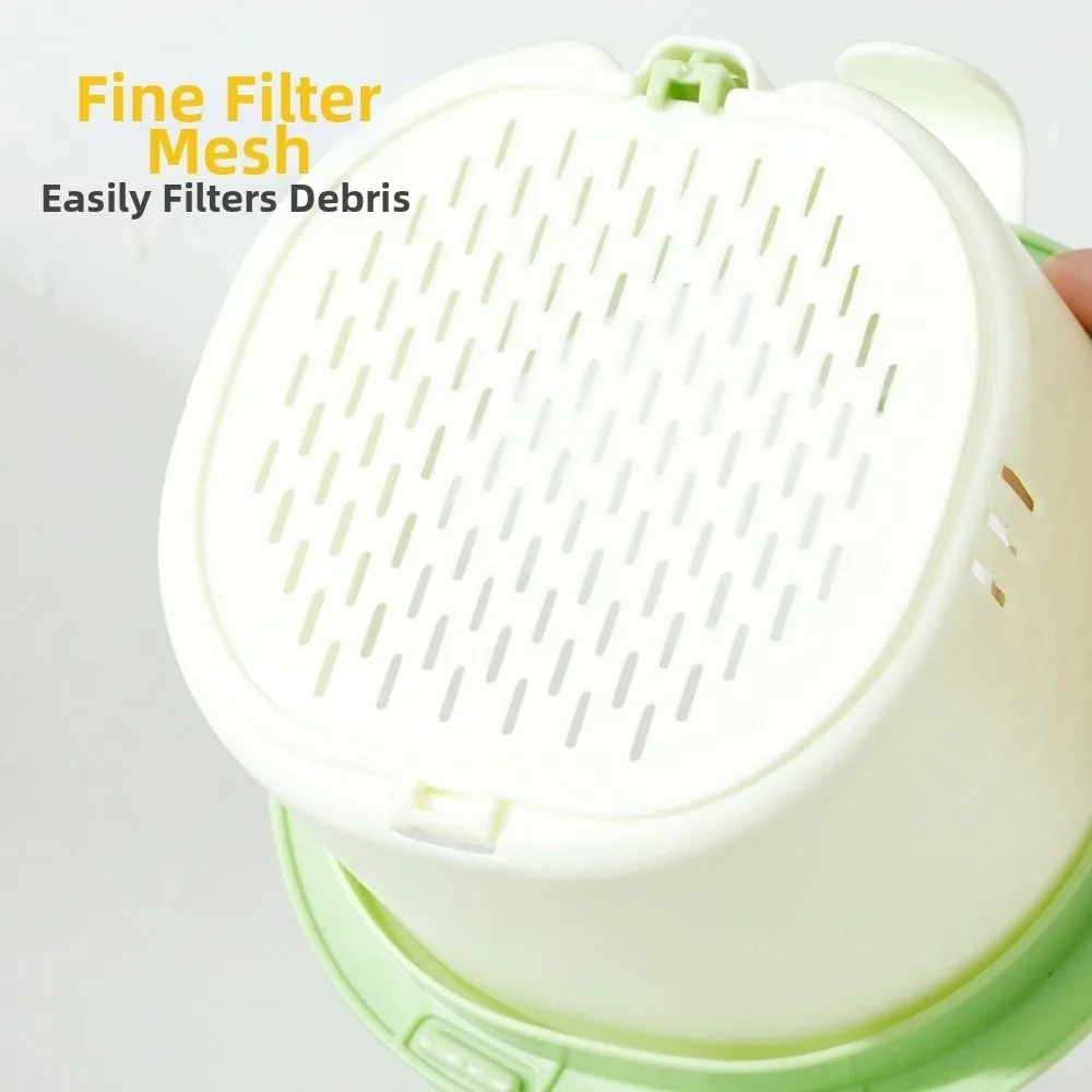 

Creative Sink Hanging Strainer Basket Punch-free Detachable Kitchen Garbage Filter Multifunctional Self-Cleaning