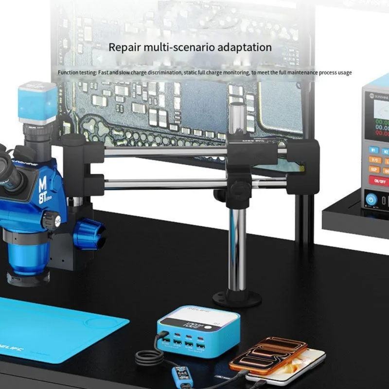 [For Wholesaler]XA7 Digital Display 1-to-2 Fast Charging Cable 100w Compatible with IP, Android, and Type-C Devices
