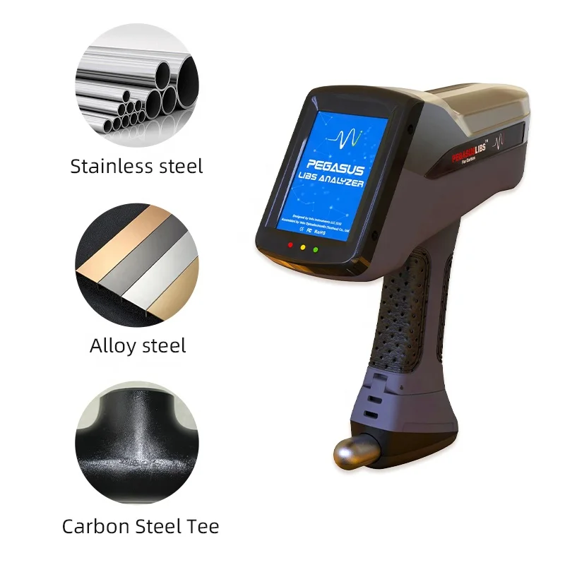 เครื่องวิเคราะห์สเปคโตรมิเตอร์แบบเหนี่ยวนำ X-Series แบบใช้มือถือเครื่องวิเคราะห์คาร์บอนเครื่องวิเคราะห์สเปกตรัม